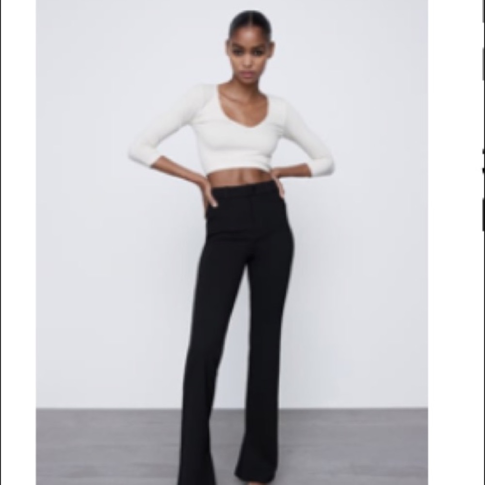 Zara Seamless Soft Top Bone